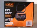 Отвертка с вложки и накрайници, комплект 78 части,Gadget tools Нови !, снимка 17