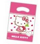 6 бр розови торбички Коте Кити Hello Kitty за сладки подарък рожден ден парти