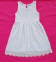 Детска бяла рокля H&M 6-8 години, снимка 1 - Детски рокли и поли - 37498347