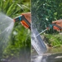 Нов Градински накрайник Gardena 2 режима с Water Stop за поливане градина двор маркуч, снимка 8