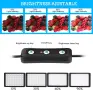 Комплект LED Видео Осветление (2 броя) – 5600K с Мини Триподи и Цветни Филтри, снимка 6