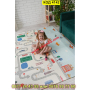 Сгъваемо детско килимче за игра, топлоизолиращо 160x180x1cm - Трафик + Джунгла- КОД 4142, снимка 8