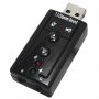 USB 7.1-канален адаптер за външна звукова карта, снимка 1 - Други - 30475223