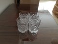 Чаши стъклени кристал за уиски 4 броя, снимка 3