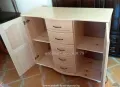 Скрин с 5 извити чекмеджета и 2 врати-масив, снимка 3