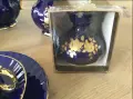 Порцеланов сервиз от Бавария "Кобалт и злато", снимка 6