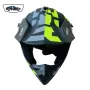 Кросова каска Automat, За мотор, Атв, Велосипед, S, M и L, Черен с неон и графит, снимка 3