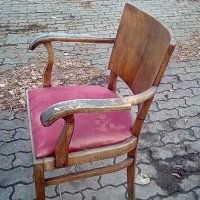 Страхотен дървен стол , снимка 11 - Антикварни и старинни предмети - 38900615