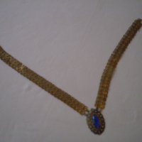 стар красив нагръден накит от златно дубле, снимка 8 - Антикварни и старинни предмети - 40288520