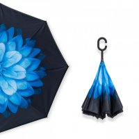 Двупластов чадър, отварящ се наобратно, снимка 7 - Други - 34889361