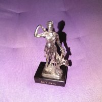 Артемис Диана Гръцко римска богиня метална фигура 200гр Н-100мм 50х25мм, снимка 4 - Антикварни и старинни предмети - 42272981