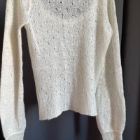 Пуловер с вълна и мохер, снимка 3 - Блузи с дълъг ръкав и пуловери - 40505801