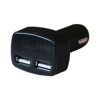 Дигитален волтметър Automat, Електрически, 12-24V, 2 USB, Черен, снимка 1 - Аксесоари и консумативи - 39674326