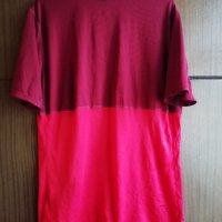 NIKE Self Design Round Neck Red Maroon оригинална мъжка тениска L, снимка 2 - Тениски - 39882543