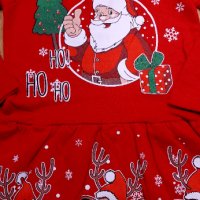Нови коледни рокли с Дядо Коледа , снимка 2 - Детски рокли и поли - 38647713