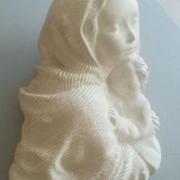 Св. Богородица и Младенеца. Скулптура. Дева Мария. Пано , снимка 5 - Антикварни и старинни предмети - 37093968