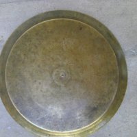 Стара месингова арабска чинийка сувенир, снимка 2 - Други ценни предмети - 37366235