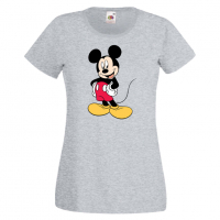 Дамска тениска Mickey Mouse 8 .Подарък,Изненада,, снимка 1 - Тениски - 36526587