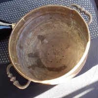 Медна кошница и бронзова кашпа лот, снимка 4 - Декорация за дома - 44196435