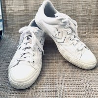 Бели CONVERSE,оригинал, снимка 10 - Кецове - 37311833