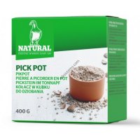 Минерали за Птици в Глинена Купа - Natural Pick Pot - Арт. №: 200063, снимка 1 - За птици - 34269551