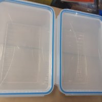 Комплект кутии за храна с щипки 2x2л, контейнери за храна BPA free  , Херметични кутии за съхранение, снимка 3 - Кутии за съхранение - 40839815