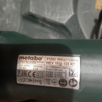 Метабо WEV 1500-125RT, снимка 4 - Други инструменти - 44781468