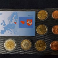 Пробен Евро сет - Литва 2006, снимка 2 - Нумизматика и бонистика - 38032498