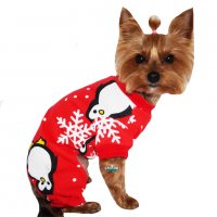 Коледен кучешки гащеризон Коледни кучешки дрехи Коледна дреха за куче, снимка 3 - За кучета - 34699004