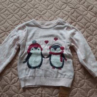 Блузка с пингвини, снимка 1 - Бебешки блузки - 29320841
