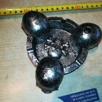 сребърен пепелник с три черепа 2810201245, снимка 10 - Колекции - 30585126