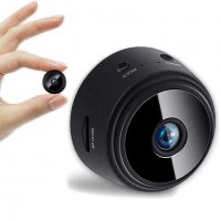 Мини Скрита Камера Smartis А9, Шпионска камера, Wireless, Full HD, Нощно виждане, Черен, снимка 5 - Камери - 37485989