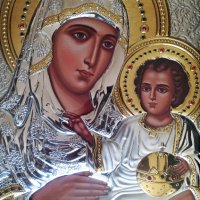 Чудотворна икона Дева Мария от Йерусалим, снимка 2 - Икони - 33856751