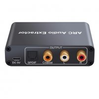 Цифров към аналогов аудио конвертор (DAC) HDMI ARC към AV/RCA,SPDIF,coaxial, снимка 4 - Части и Платки - 31150797