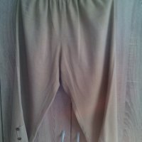 Дамски панталон ¾   /бежов/-размер 54, снимка 3 - Панталони - 36723469