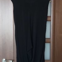 Черна рокля с леко увиснал гръб-размер S/M, снимка 5 - Рокли - 37475279