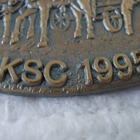Стар плакет KSC 1995, снимка 5 - Антикварни и старинни предмети - 36923058