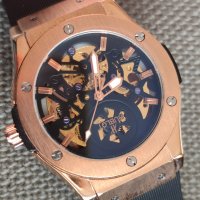 Мъжки луксозен часовник Hublot Big Bang Geneve Vendome Skeleton , снимка 2 - Мъжки - 32515646
