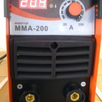 Инверторен ЕЛЕКТРОЖЕН - ММА-200 MINI-ORANGE с дигитален дисплей , снимка 1 - Други машини и части - 16277980