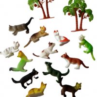 Детски Игрален комплект от 12 котенца, снимка 1 - Фигурки - 40104300