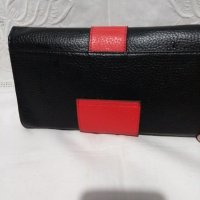 Естествена кожа на HERMES - малка дамска чанта в черно и червено, снимка 3 - Чанти - 35408651