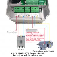 ANIMABG Честотен инвертор 5.5 kW Frequency Drive VFD, снимка 5 - Друга електроника - 35257984