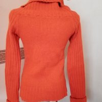 TexTon, Вълнена Блуза с Голяма Шал Яка, Размер S. Код 1493, снимка 12 - Блузи с дълъг ръкав и пуловери - 35527222