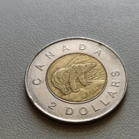 2 долара 1996 Канада, снимка 1 - Нумизматика и бонистика - 44927594