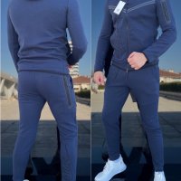 Нов мъжки син екип Nike tech fleece , снимка 2 - Спортни дрехи, екипи - 42484594
