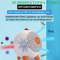 Антивирусна ТОПКА за въздух с UV-С + ОЗОН светлина - Разпродажба със 70% Намаление, снимка 2 - Друга електроника - 29100862