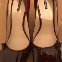 Обувки Армани бордо, снимка 5 - Дамски обувки на ток - 36557085