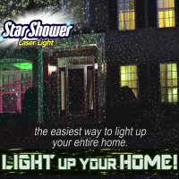 1798 Лазер проектор за светлинно шоу Star Shower, снимка 7 - Прожектори - 30899316