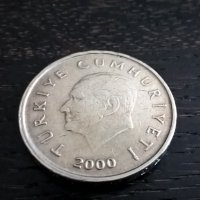 Монета - Турция - 50 000 лири | 2000г., снимка 4 - Нумизматика и бонистика - 29336113