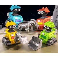 Подвижен робот играчка с дизайн на строителна машина , снимка 3 - Коли, камиони, мотори, писти - 42914448